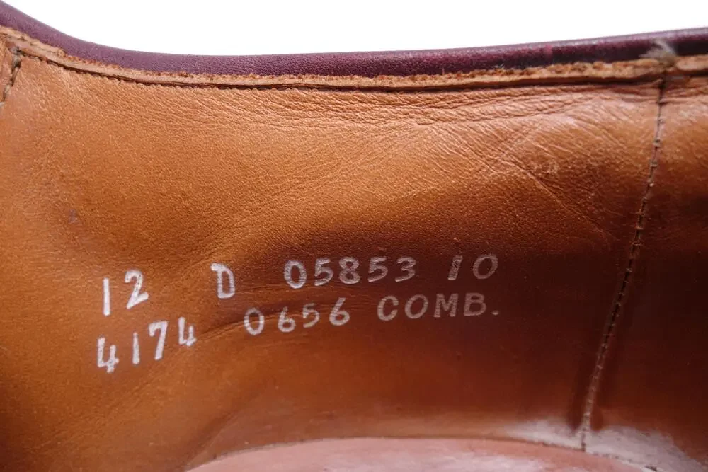 Allen Edmonds Ashland Shoes Mens Size 12 D Brown Leather Wingtip Brogue Derby